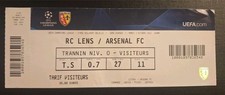 TICKET 23/4 CL RC Lens v Arsenal
