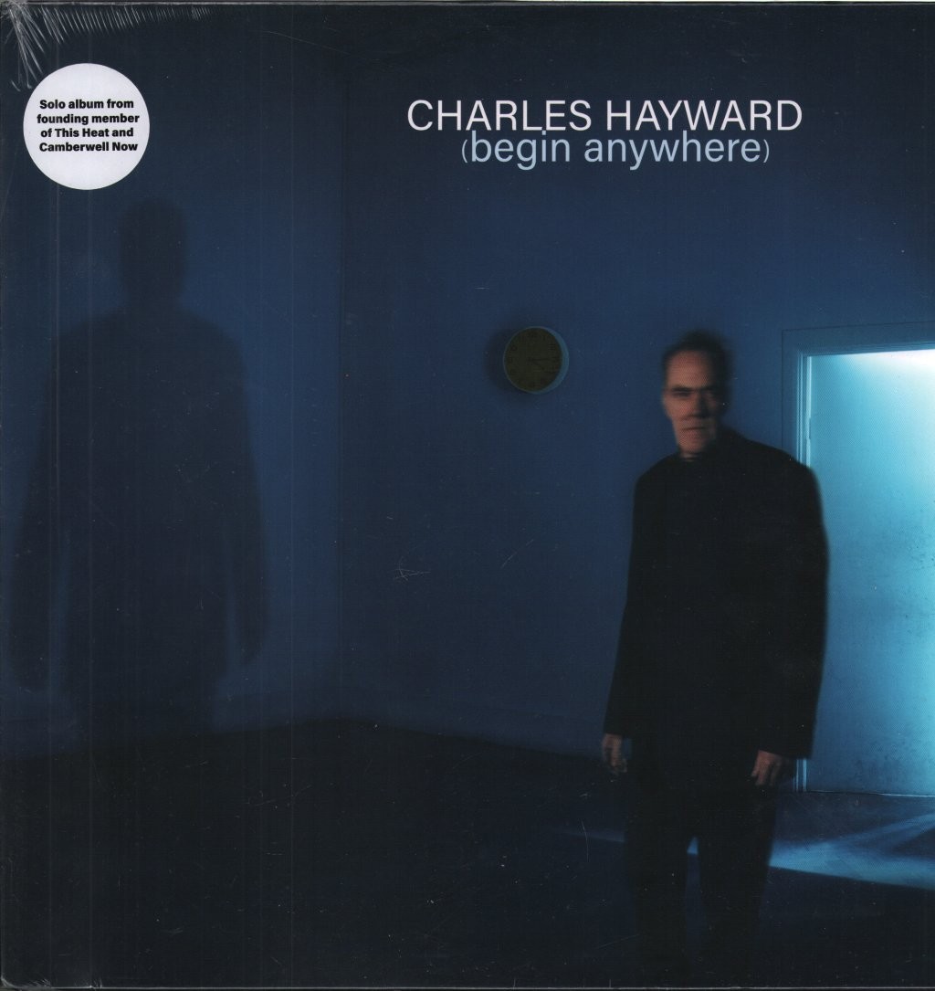Charles Hayward (Begin Anywhere) LP vinyl UK God Unknown 2019 blue vinyl LP
