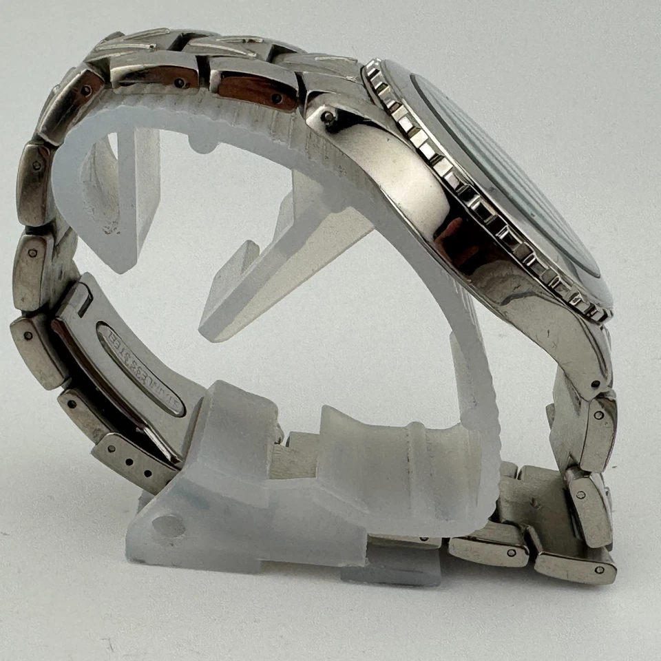 Callaway Golf Warbird 石英手表男士 30 米银色黑色日期全新电池 8 — 第 3/4 张图片