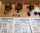 GI Joe PAC/RAT set Flamethrower, Missile Launcher & Machine Gun Complete Damaged