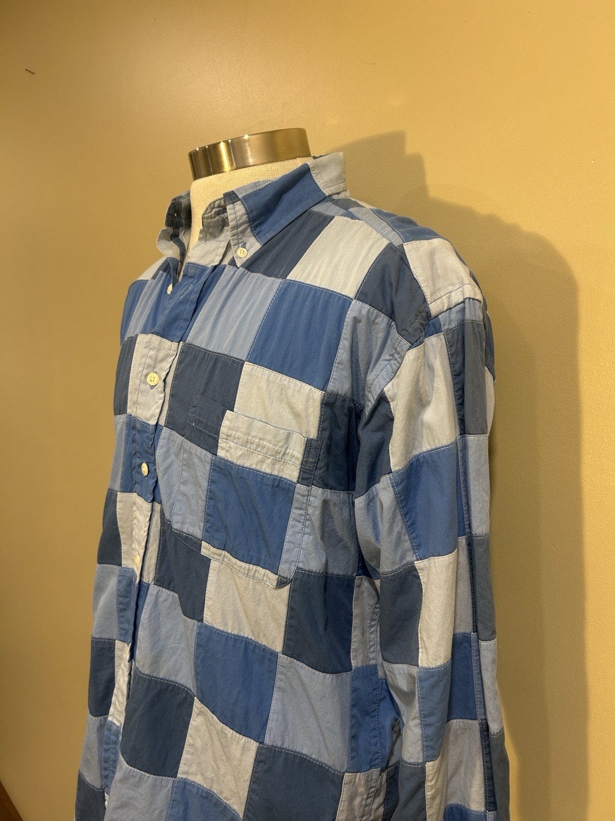 Brooks Brothers Patchwork Chambray Button Down Sh… - image 4