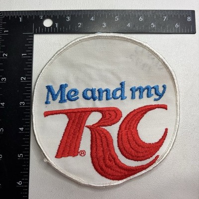 VTG c 1980s LARGE Back-Of-Jacket-Size ME AND MY RC COLA Embroidered Patch 00YF