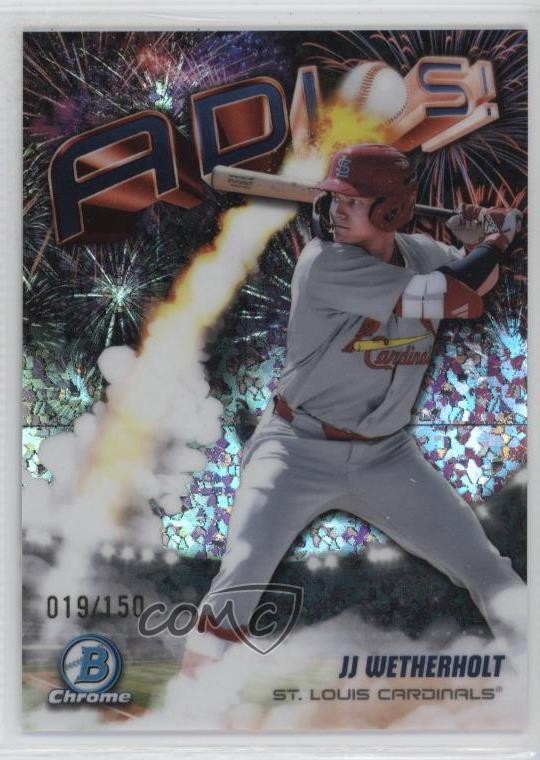 2025 Bowman Chrome Adios Mini-Diamond Refractor 19/150 JJ Wetherholt #AD-24
