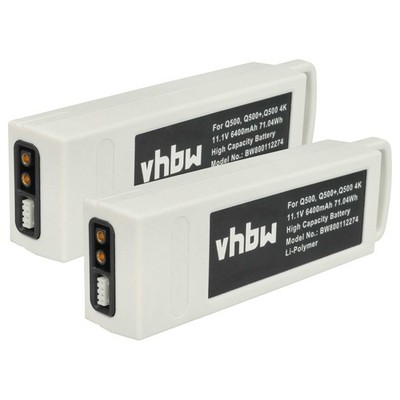 2x Akku für Yuneec Q500 4K Q500 4K Typhoon Drohne 6400mAh 11,1V