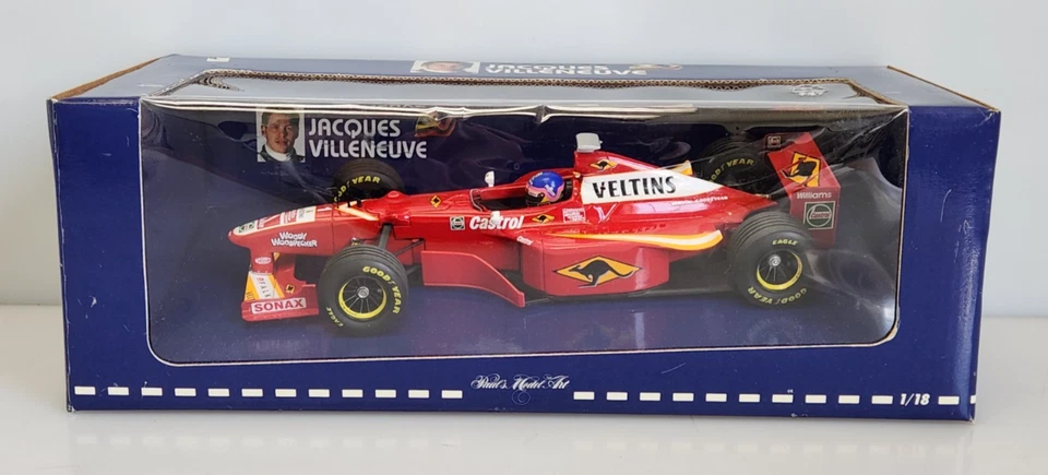 1998 Pauls Model Art Williams Mecachrome FW20 Jacques Villeneuve Formula1 F1 Car - Image 2 of 4