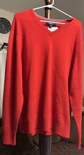 Daniel Cremieux Luxury Cashmere V Neck Pullover Sweater Mens XL , $228 Value