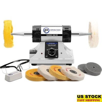 Lightweight Polishing Machine Jewelry Grinder Buffing Tool Adjustable Speed 320W
