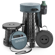 2025 Upgraded Collapsible Stool & 3-IN-1 Carry Bag / Seat Cushion + Drink Holder