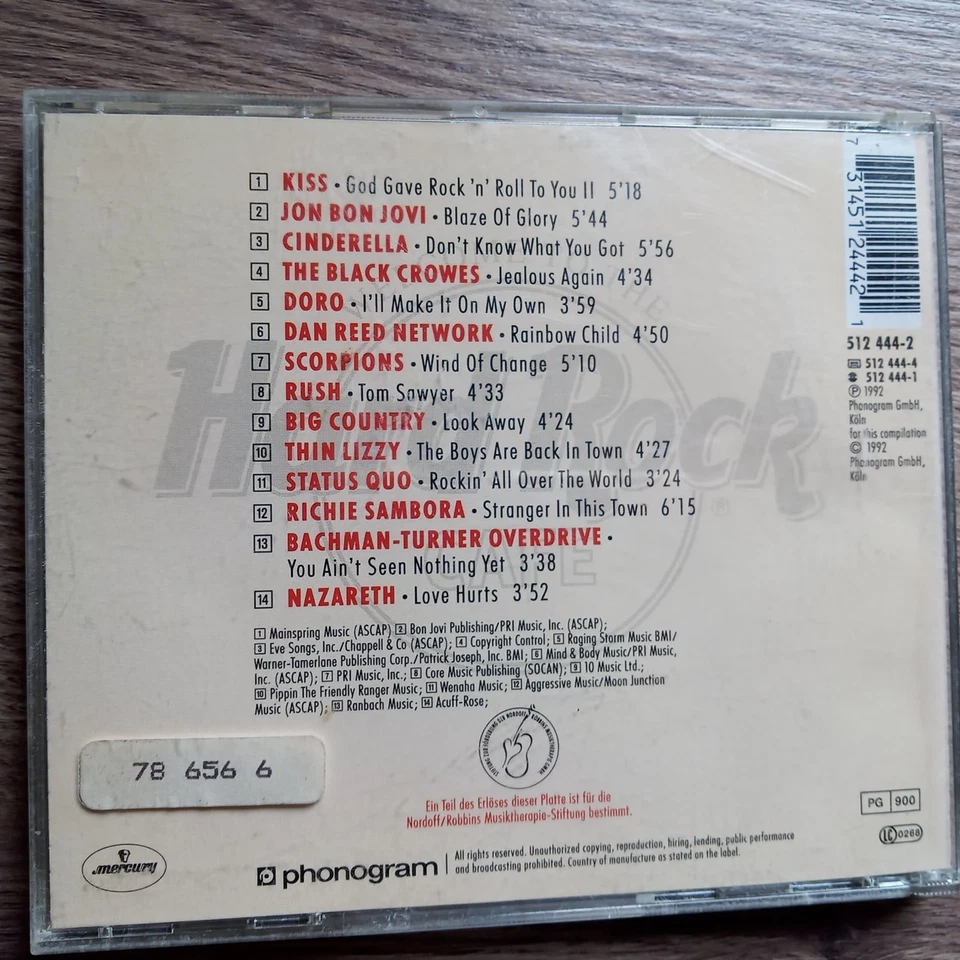 Welcome to the Hard Rock Cafe - Kiss, Scorpions, John Bon Jovi, Doro.. - Bild 2 von 2