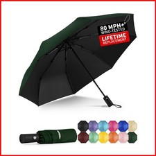 Yoobure Windproof Automatic Travel Umbrella Compact Folding UV Sun Rain