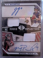 2024 Panini Illusions - Rookie Reflections Dual Patch Autographs J.J. McCarthy,