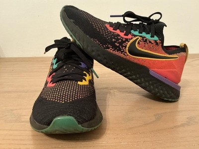 Nike Epic React Flyknit 2 Be True Shoes Womens Size 7.5 Multi Color Running