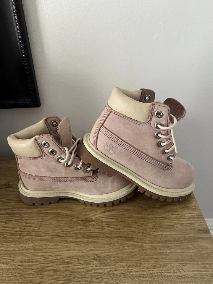 TIMBERLAND TODDLERS 6 英寸高级靴 'LAVENDER' 34892 9 码 — 第 3/4 张图片