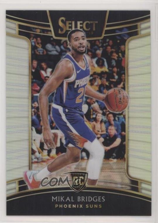 2018-19 Panini Select Concourse Silver Prizm Mikal Bridges #95 ru7
