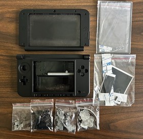 Nintendo 3DS XL red super smashbros Edition full  housingshell- FAST SHIPPING