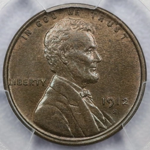 1912-S 1c Lincoln Wheat Cent - PCGS MS 64 BN