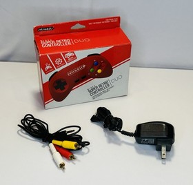 RetroDuo Portable V2 - SNES Bundle - Games, Controllers, Adapter, Cords - Tested