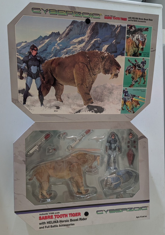 Creative Beast Studio 1:18 Scale Cyberzoic Sabre Tooth Tiger Helina Kickstarter