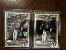 2021 Bowman Jefferson Quero 1st Bowman Chrome Mojo Refractor #BCP-181  + Base