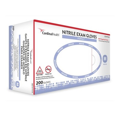 Cardinal Health  Flexal Nitrile Exam Gloves Large (Pack of 200)