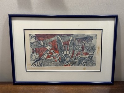 Vintage Christopher M Lynch Etching Religious Delusions 2/25 