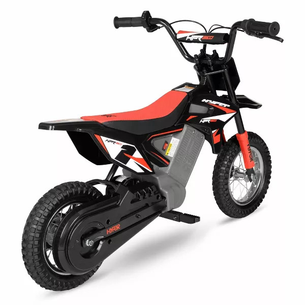 HYPER HPR350 DIRT BIKE 24 VOLT ELECTRIC MOTORCYCLE FOR KIDS' - RED/BLACK