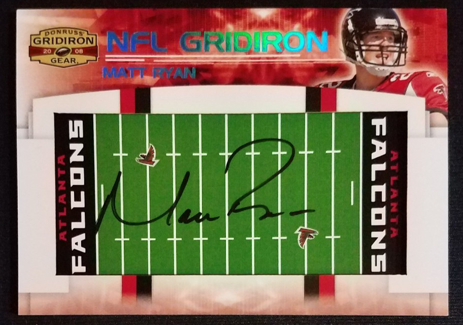 2008 Donruss Gridiron Gear Matt Ryan NFL Gridiron Rookie Auto /40 NM-MINT
