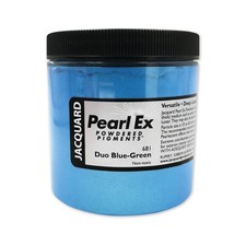 Jacquard Pearl Ex Pigment Powder 4oz Duo Blue Green Loose Mica Powder Epoxy