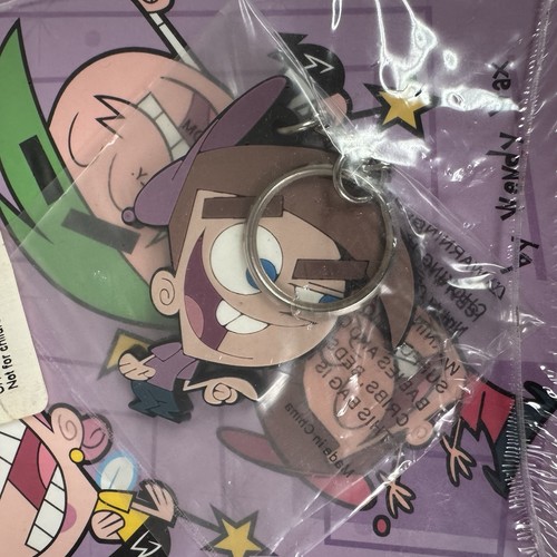 Fairly Odd Parents Funnies Gone Wishin 2 Books Nickelodeon Y2K Keychain Sealed - Foto 2 di 3