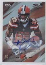 2015 Topps Fire Rookies Silver Auto 3/300 Vince Mayle #7 Auto 0v1