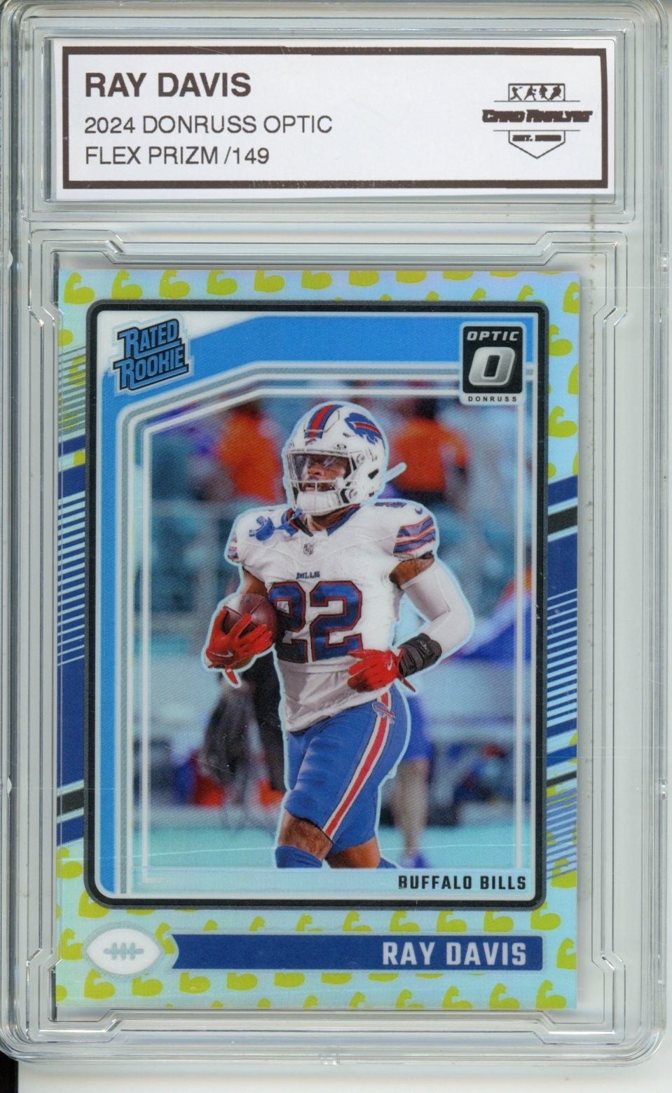 2024 DONRUSS OPTIC #283 RAY DAVIS ROOKIE FLEX PRIZM /149