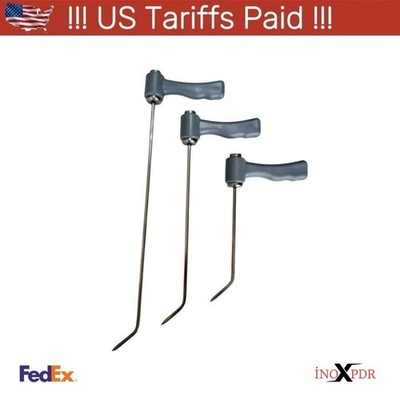 Universal PDR INOX 3-teiliges 360° drehbares lackloses Ausbeul-Reparaturstang...