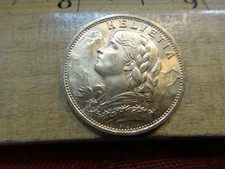 1935 B Switzerland 20 Francs .900 Gold Coin-6.45 grams 0.1867 oz. AGW 21mm 4822.24 per troy oz