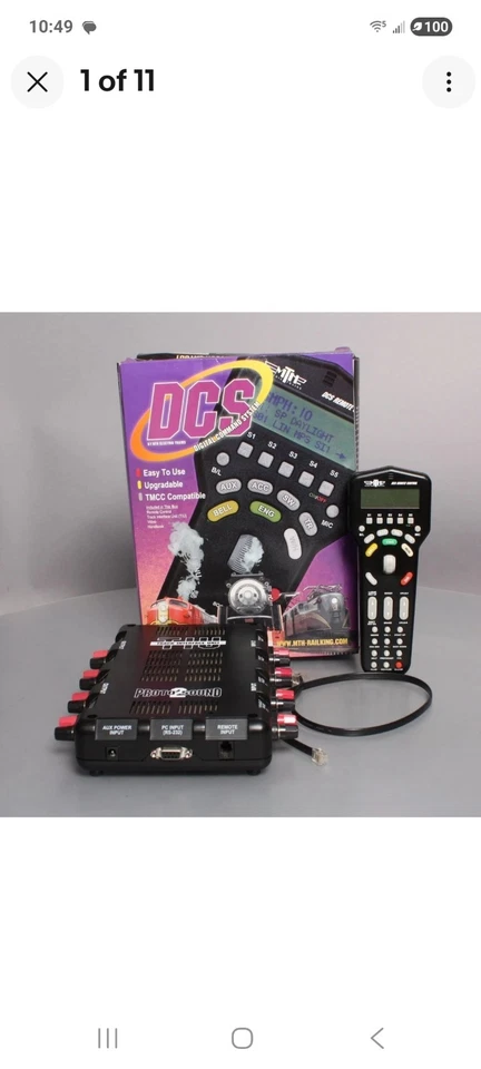 SISTEMA DE CONTROL REMOTO MTH TRAINS 50-1001 DCS EN CAJA. Foto 2 de 2