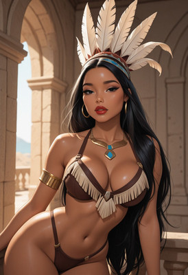 Keys Comics #1 Pocahontas-M Cosplay VIRGIN Variant Ltd 100