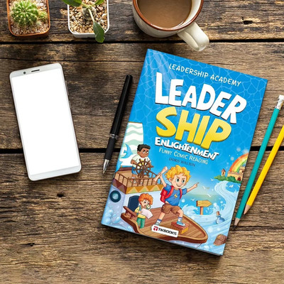 LEADER SHIP ENLIGHTENMENT Comic Book Kids Communication Leadership English
