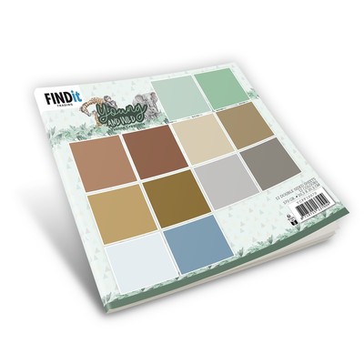 3er Pack Find It Trading Yvonne Creations Papier Packung 8''X8'' 12/Pkg - Volltonfarben, Sie