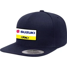 Factory Effex Suzuki Victory Snapback Hat - Royal Blue 28-86402