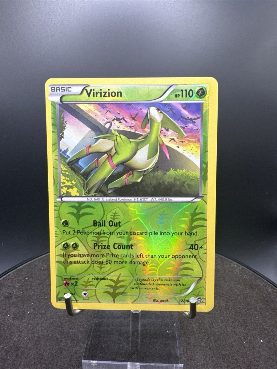 Pokemon Card XY Ancient Origins Virizion Holo 12/98 | eBay Pokemon Card XY Ancient Origins Virizion Holo 12/98 | eBay