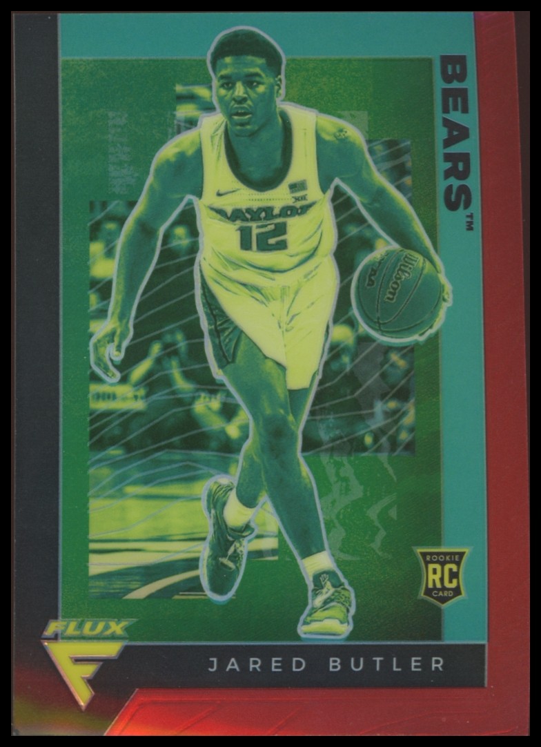 2021-22 Panini Flux Jared Butler #88/149 Red Prizm RC #249 Rookie