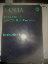 Lancia Beta Coupe + Lancia H.P.Executive Instruction Book