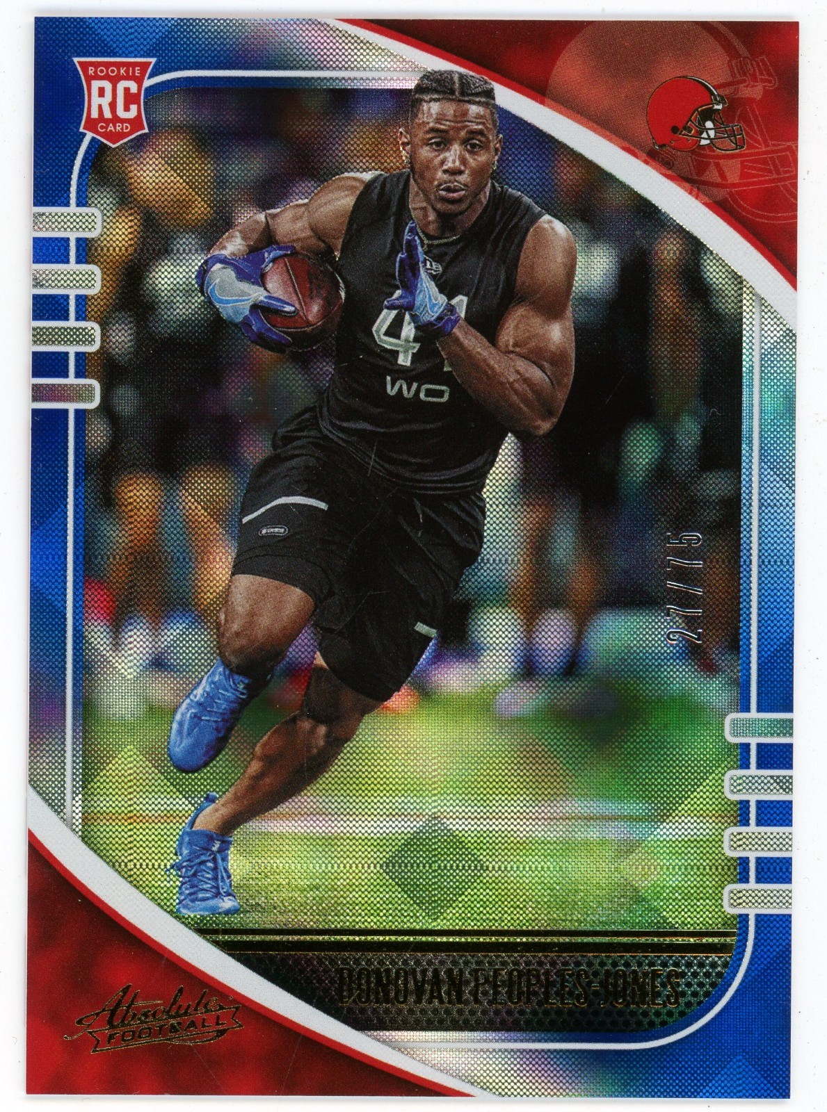 Donovan Peoples-Jones Panini Absolute #134 Spectrum Red