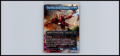 Iron Man, Futurist Paragon (Borderless) Commander: Marvel Super Heroes Regular