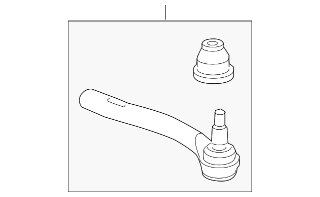 Vara de amarração externa genuína Honda 53540-STX-A02 - Imagem 2 de 3