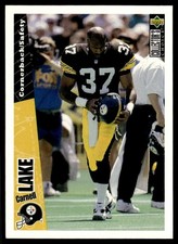1996 Football Card Carnell Lake Pittsburgh Steelers #131 8536