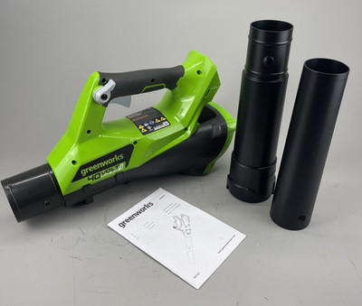 Greenworks 2400802A 40V 110 MPH - 390 CFM Cordless Jet Blower Tool Only