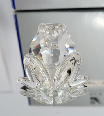 Swarovski Frosch mit Klare Augen Frog Clear Eyes 010010 Guter Zustand ohne OVP