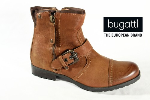Bugatti Ankle Boots, Braun, Soft Real 