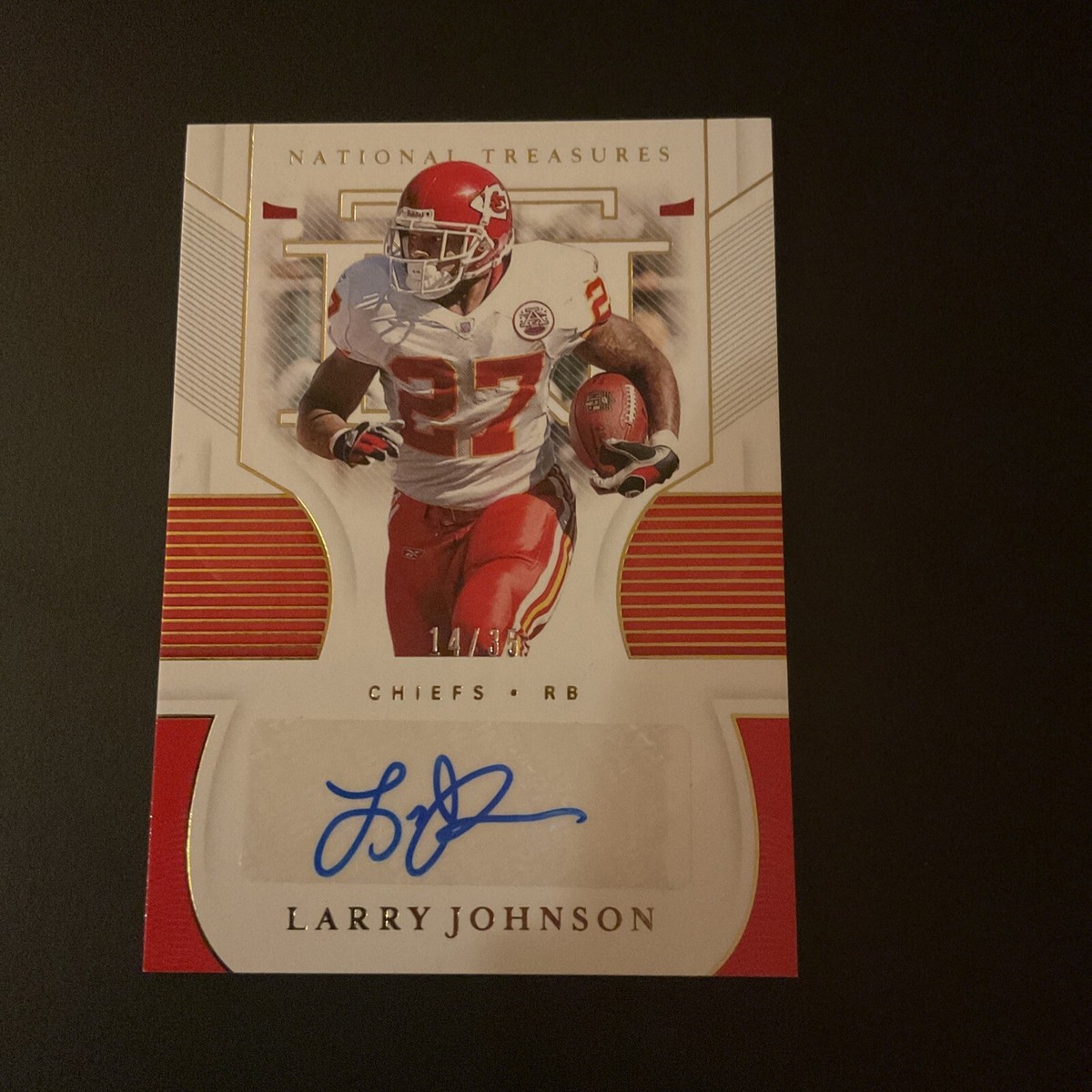 2020 National Treasures - Larry Johnson Auto /35 S-LJ