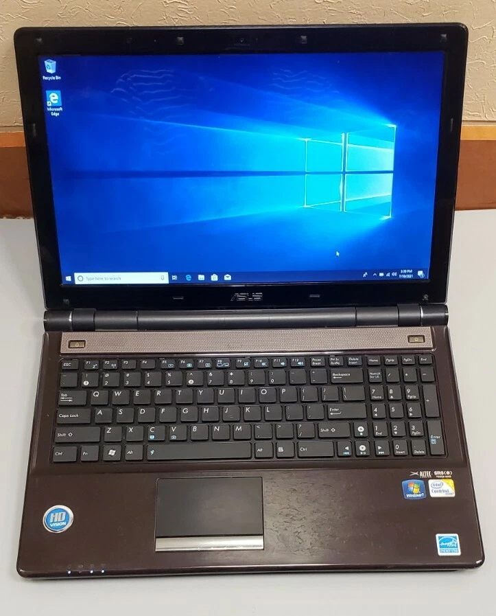 ASUS U50A INTEL 15.6" Core 2 DUO 2.20Ghz 3GB RAM 160GB HDD wifi WEBCAM - Image 2 of 4